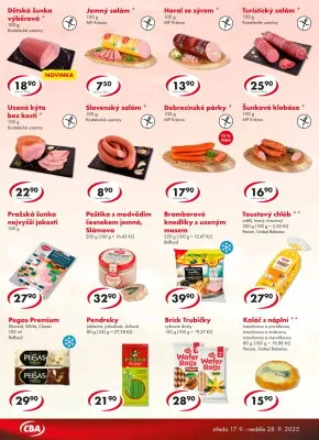 akční leták CBA 17.9.2025-28.9.2025