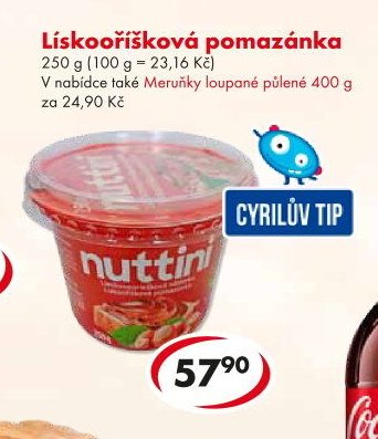 Lískooříšková pomazánka