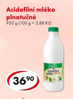 Acidofilní mléko plnotučné