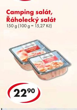 Camping salát, Řáholecký salát