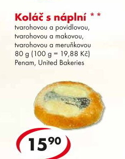 Koláč s náplní Penam