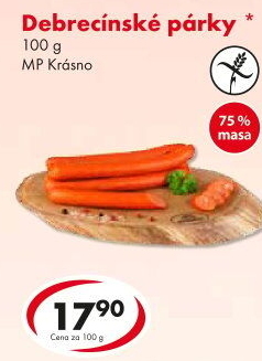 Párky debrecínské Krásno