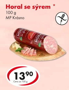 Salám Horal se sýrem Krásno