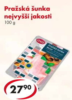 Šunka pražská nejvyšší jakosti LE&