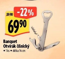 Banquet Otvírák číšnický
