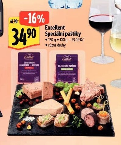 Excellent Speciální paštiky