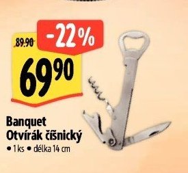 Banquet Otvírák číšnický - Albert akcniletaky.com