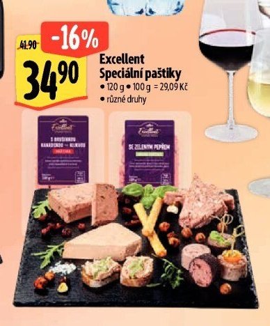 Excellent Speciální paštiky