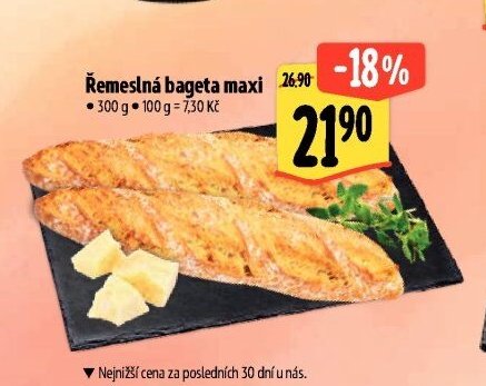 Řemeslná bageta maxi