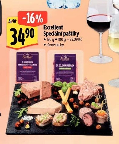Excellent Speciální paštiky