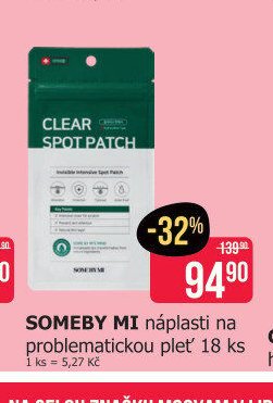 SOMEBY MI náplasti na problematickou pleť 18 ks