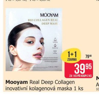 Mooyam Real Deep Collagen inovativní kolagenová maska 1 ks
