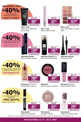 akční leták Teta drogerie 11.9.2025-23.9.2025