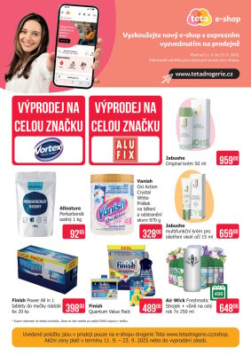 akční leták Teta drogerie 11.9.2025-23.9.2025