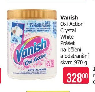 Vanish Oxi Action Crystal White Prášek na bělení a odstranění skvrn 970 g