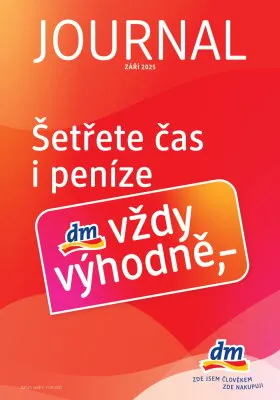 akční leták dm drogerie 11.9.2025-8.10.2025