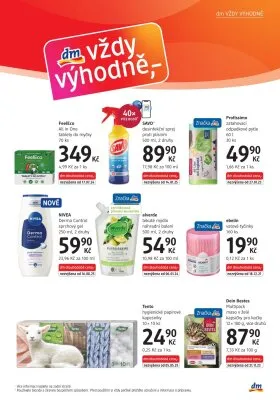 akční leták dm drogerie 11.9.2025-8.10.2025