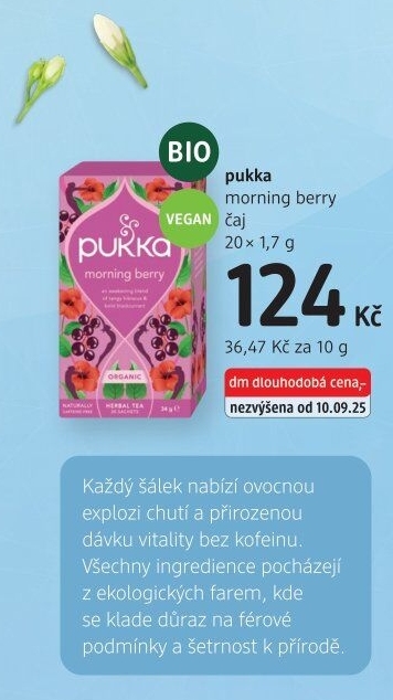 Čaj ovocný Bio Pukka