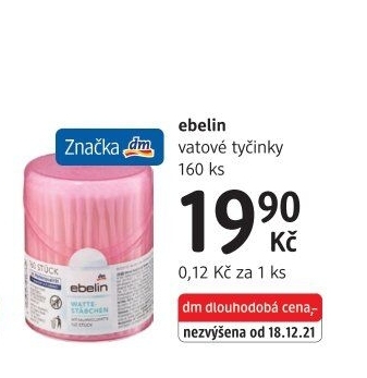 Kosmetické tyčinky Ebelin