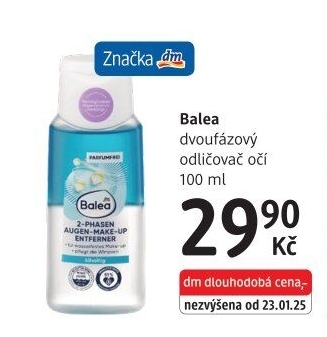 Odličovač očí dvoufázový Balea