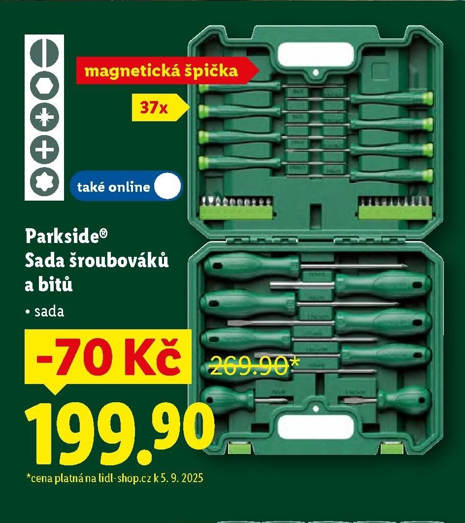 Parkside Sada šroubováků a bitů