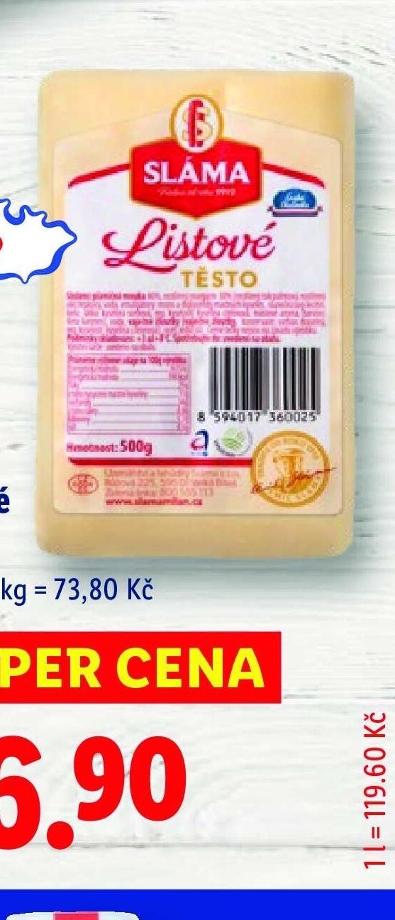 Listové těsto