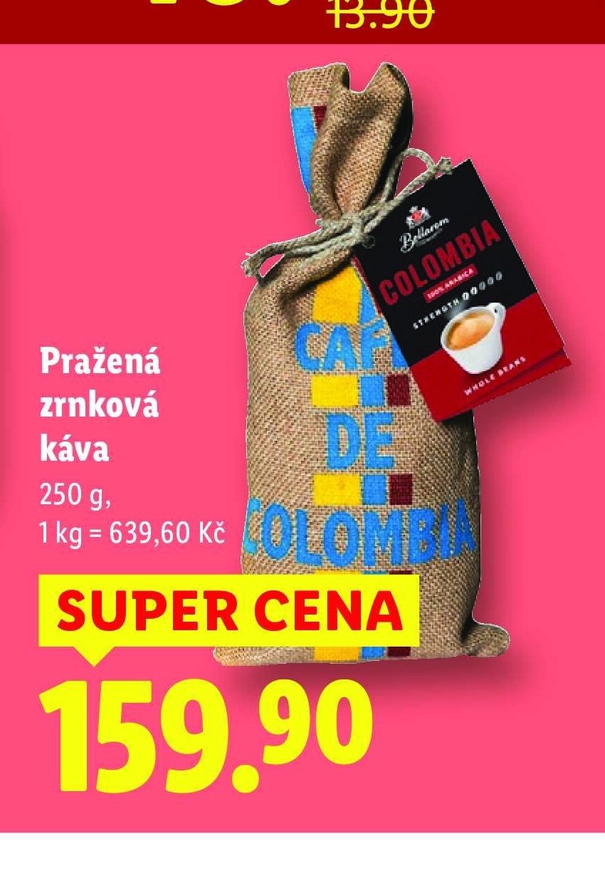 Pražená zrnková káva