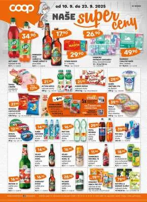 akční leták COOP 10.9.2025-16.9.2025