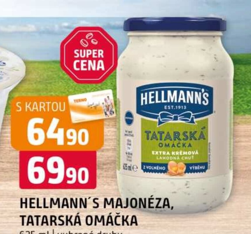 HELLMANN'S MAJONÉZA, TATARSKÁ OMÁČKA