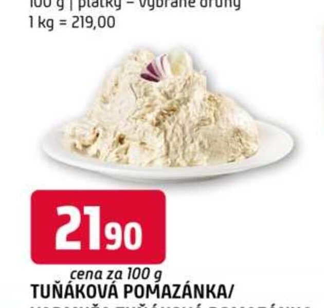 TUŇÁKOVÁ POMAZÁNKA/VARMUŽA TUŇÁKOVÁ POMAZÁNKA