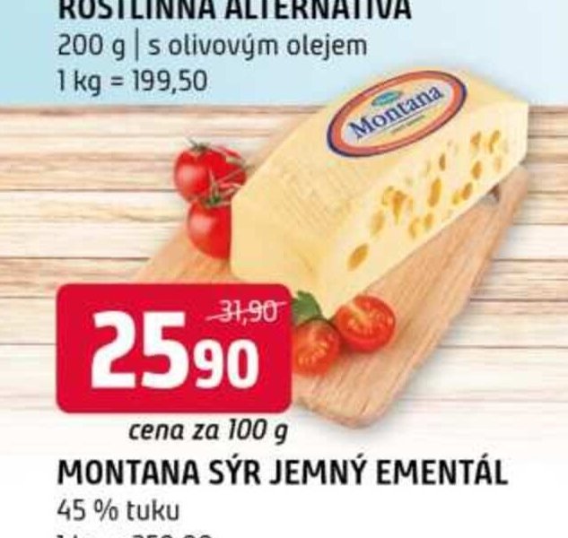 MONTANA SÝR JEMNÝ EMENTÁL