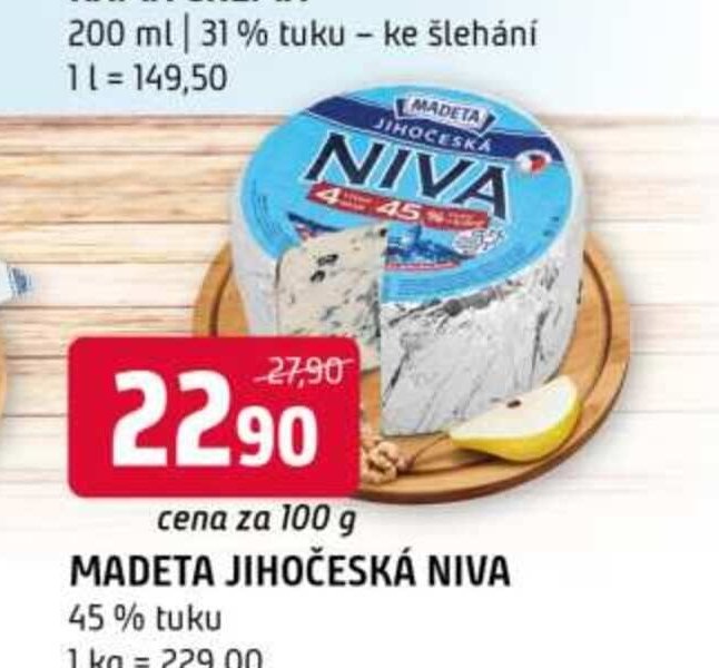 MADETA JIHOČESKÁ NIVA