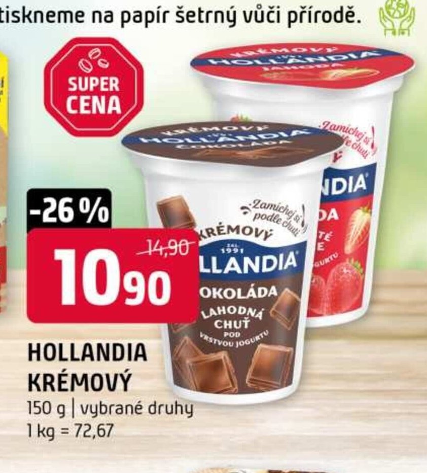 Hollandia krémový