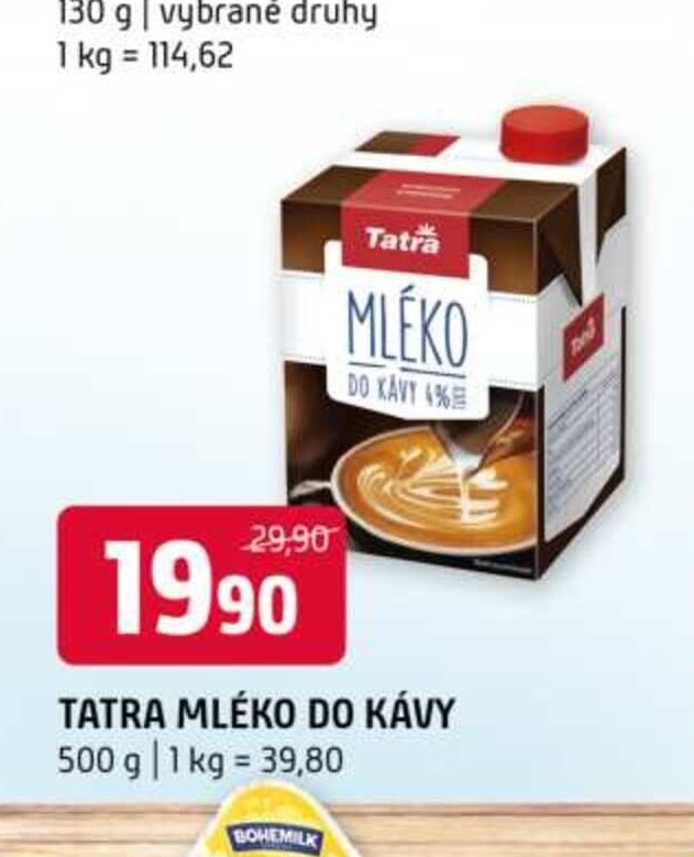 Tatra mléko do kávy