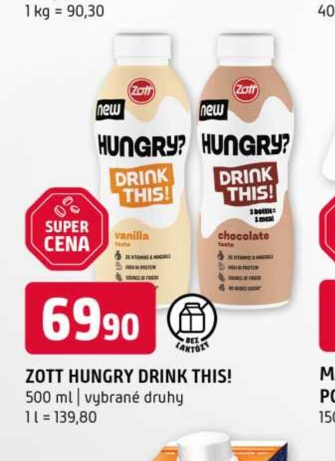 ZOTT HUNGRY DRINK THIS!