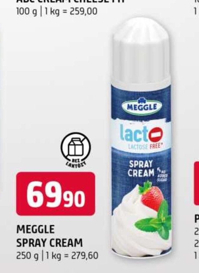 MEGGLE SPRAY CREAM