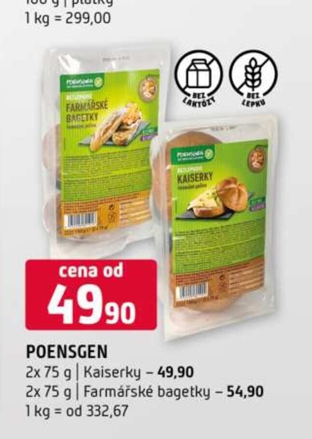 POENSGEN KAISERKY / FARMÁŘSKÉ BAGETKY