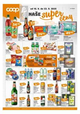 akční leták COOP 10.9.2025-23.9.2025