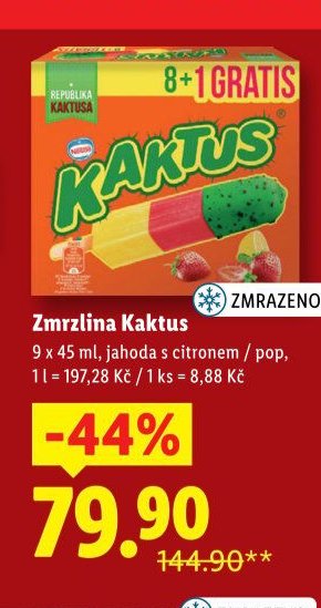 Zmrzlina Kaktus