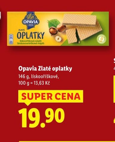Opavia Zlaté oplatky