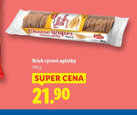 Brick sýrové oplatky
