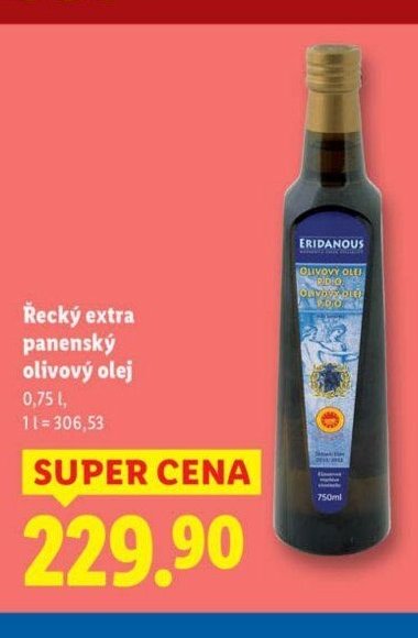 Řecký extra panenský olivový olej - Lidl akcniletaky.com