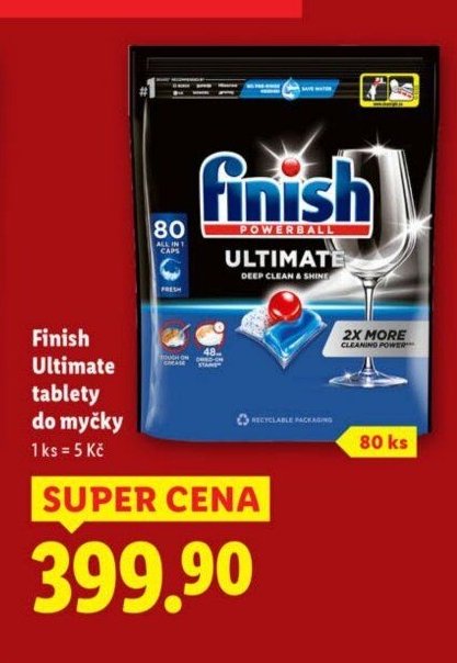 Finish Ultimate tablety do myčky