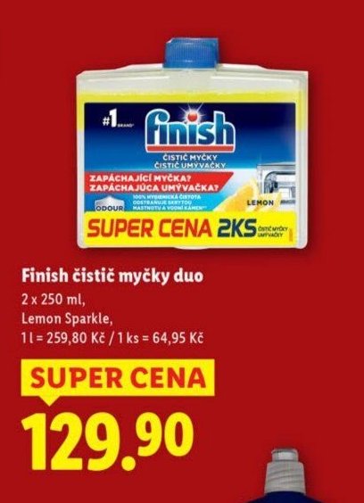 Finish čistič myčky duo