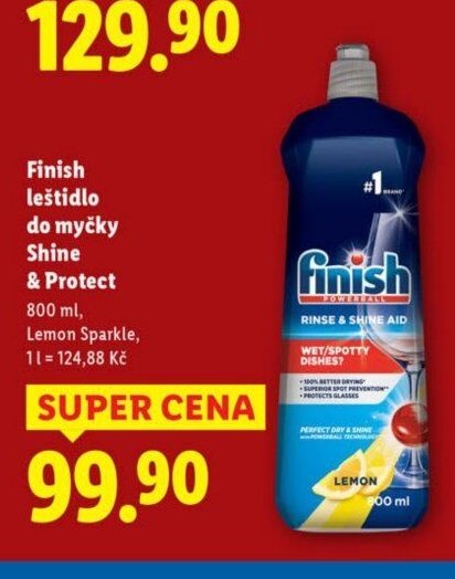 Finish leštidlo do myčky Shine & Protect