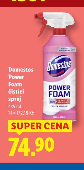 Domestos Power Foam čisticí sprej