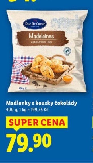 Madlenky s kousky čokolády - Lidl akcniletaky.com