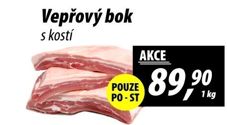 Vepřový bok s kostí