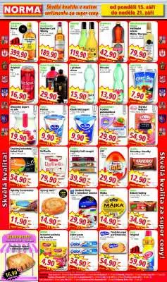 akční leták Norma 15.9.2025-21.9.2025