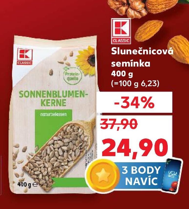 K-Classic Sonnenblumenkerne (Slunečnicová semínka)